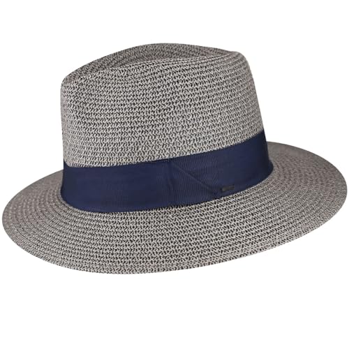 Bailey 1922 Mullan Braided Fedora - Grey/L