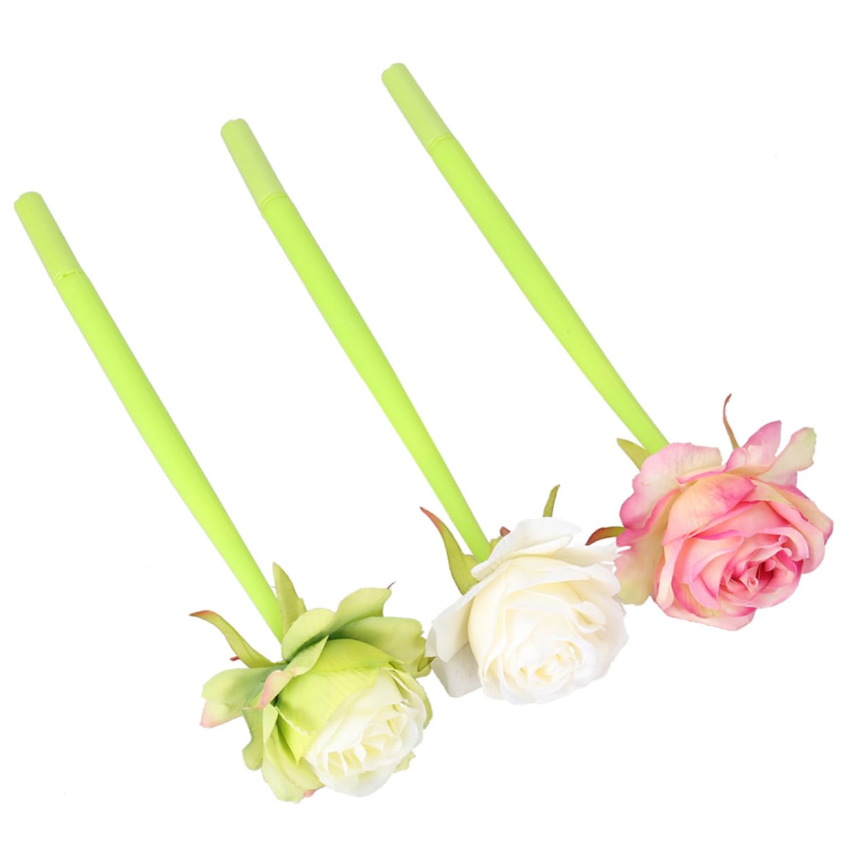 Tofficu 12pezzi Penne Gel Design Rosa Per Scuola Casual e Cancelleria Per Studenti e Adulti