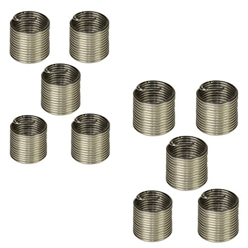 Image of AB Tools Helicoil Type Thread Repair Inserts 3/8 BSC x 1.5D 10pc Wire Thread Insert