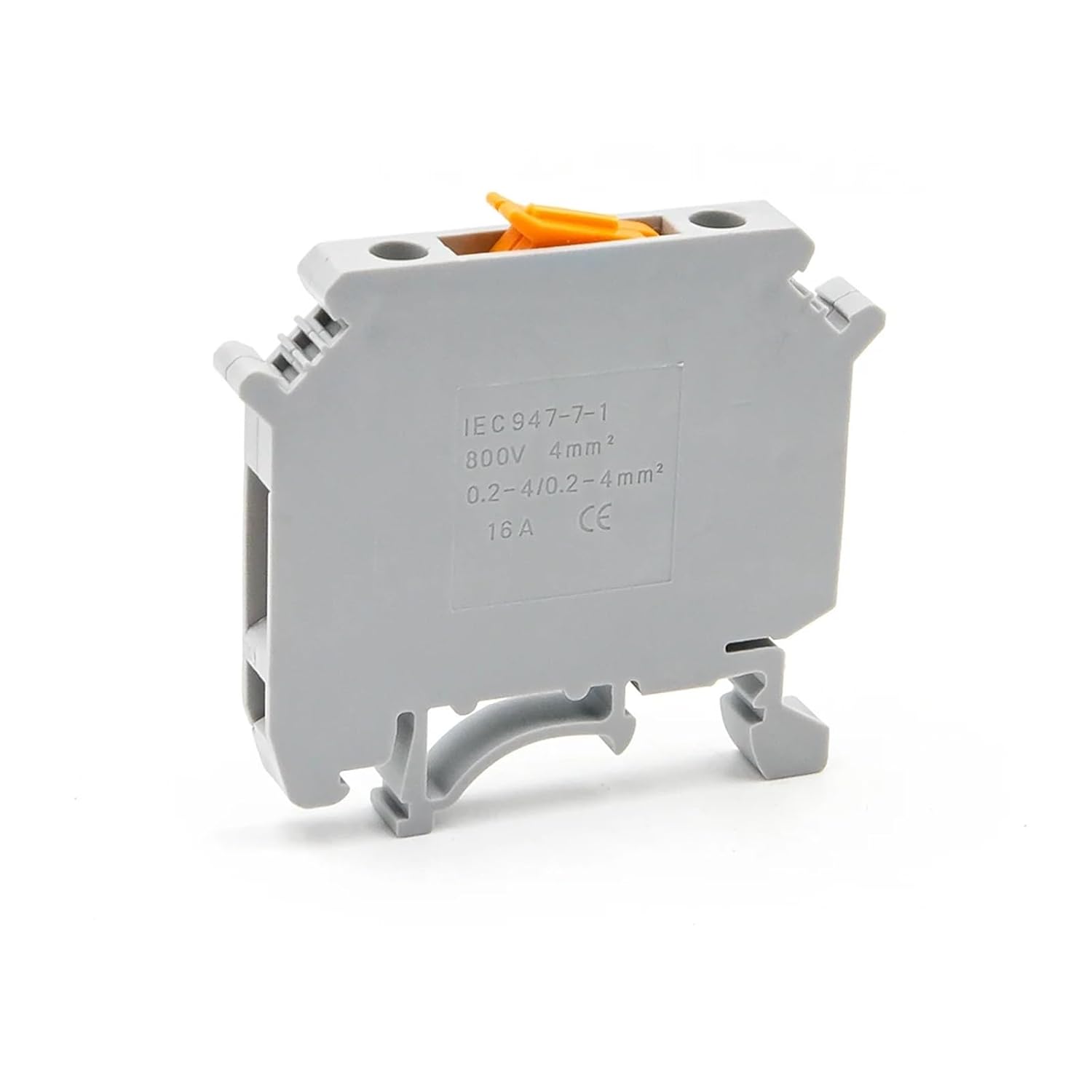 10-piece UK5-MTK-P/P Compact DIN Rail Terminal Block, Screw Connection, 500V Conductor