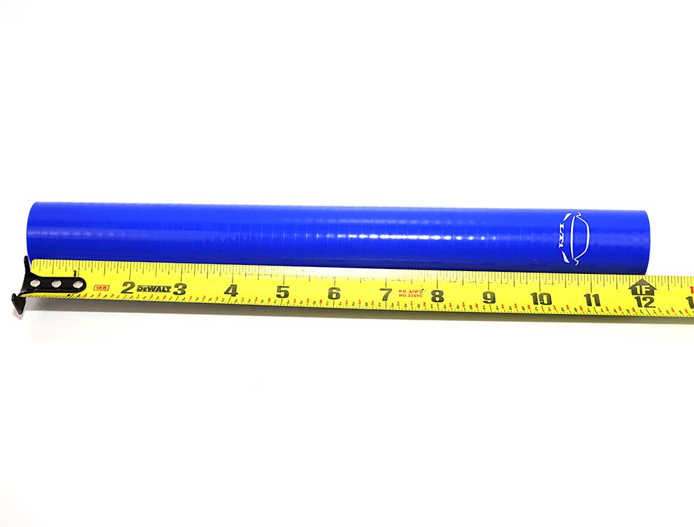 TenkeAuto 12" Silicone Coupler Hose – 1.25" ID, 4-Ply Reinforced, Turbo/Intercooler Blue 3 thumbnail image