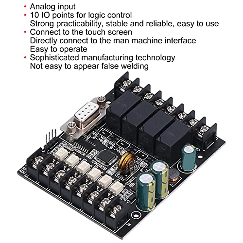 Dc 24V 5A Plc Industrial Control Board, 4P Ws2N‑10M Plc Controller Industrial Control Board Programmable Controller Relay Analog Output Module #TOP2