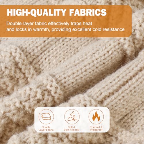 AYPOW Wintermantel aus Sturmhaube mit flexiblem Halswärmer, winddichter, Unisex Warmer Ski-Gesichtsmaske für Outdoor-Sportarten