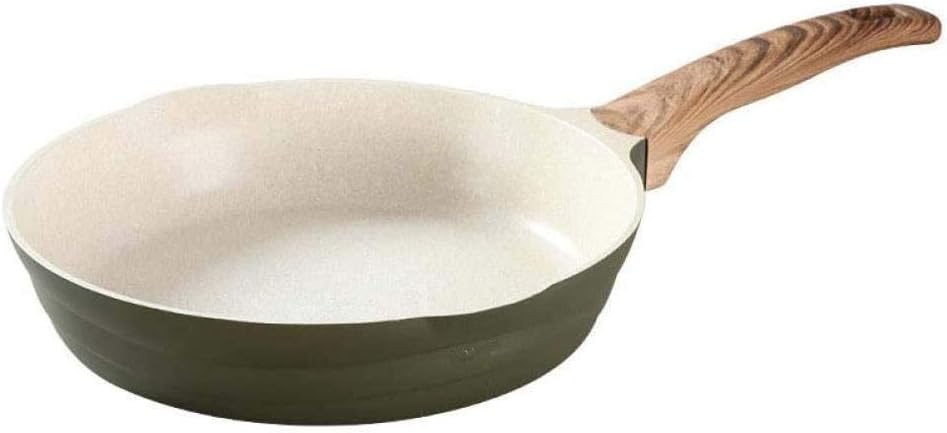 HBJWOV Green Pot - Maifan Stone Coated Non-Stick Pot, Household Pot with Corrugated Design
