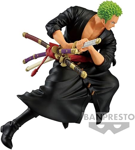 Miniatura 3 de Banpresto - Una pieza - Roronoa Zoro, figura de colección de discos de batalla de Bandai Spirits