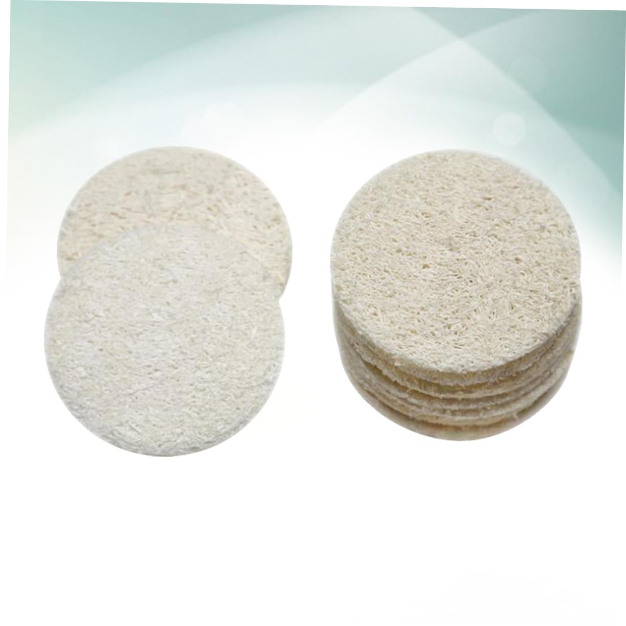 Angoily 54piezas Esponjas Exfoliantes De Luffa Para Desmaquillado Facial y Baño Material Natural Secado Rápido y Para Piel