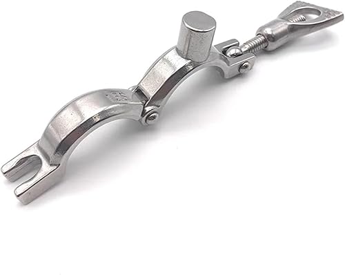 Miniatura 4 de OD19-102mm 304 Stainless Steel Welding Pipe Holder Clamp Type Clips Support Tube Bracket Suitable To Pipeline Support(51mm)