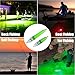 OROOTL LED Underwater Fishing Light, 4 Pack Deep Drop Fishing Lights Waterproof Fish Night Light Attractive Flashing Green White Red Blue Bait Lure Lamp Accessories, White