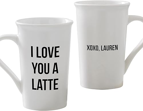 Miniatura 4 de Personalization Universe Expressions - Taza de café personalizada de 15 onzas, color blanco