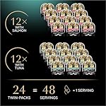Sheba Perfect Portions Wet Cat Food Cuts in Gravy Variety Pack, With Sustainable Tuna, and With Sustainable Salmon, 2.6 oz., Twin-Pack Trays, (12 Count, 24 Servings) (Pack of 2) - Image 2