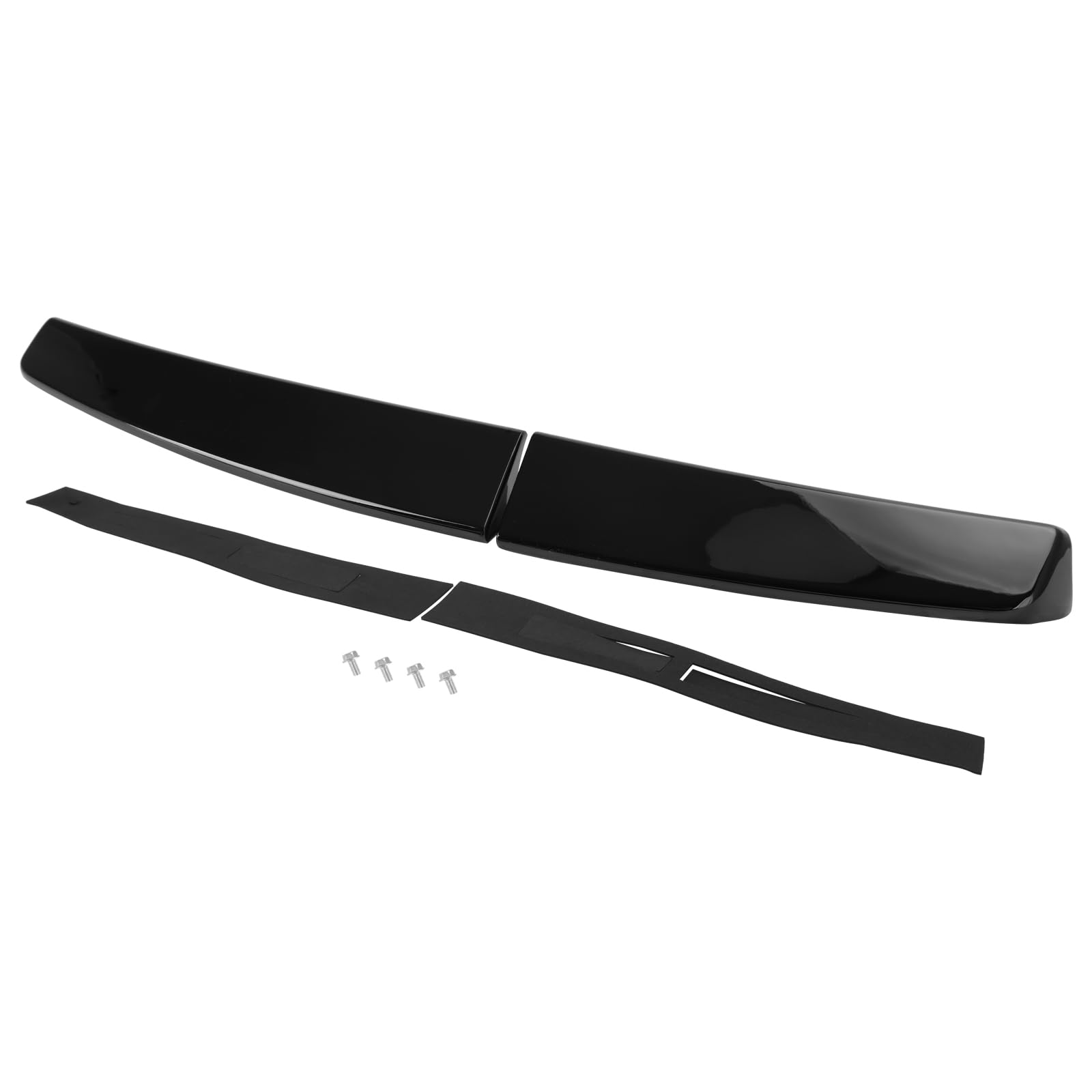 Rear Twin Barn Door Trunk Spoiler Adatto per VW Caddy Maxi 2005-2018 Gloss Black