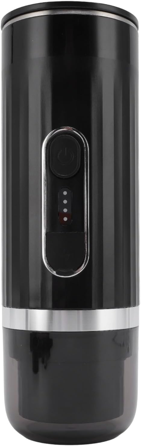 Cafetera Portátil 20 Bar Presión 80ml Tanque, Compatible Cápsulas y Molido