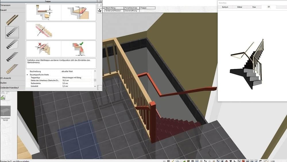 Immocado 3D Architekt Professional - 3D Hausplaner CAD Software & Architektur Programm: Grundrisse zeichnen, Hausplanung & Wohnungsplaner