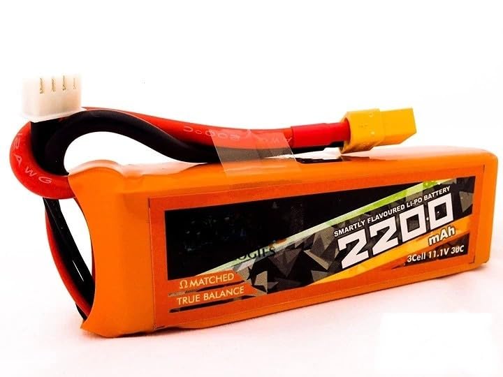 11.1V 2200mAh Li-Po RC Battery 30C with XT60 Connector Long Runtime & Stable Performance Rechargeable Battery Pack for RC Drones Quadcopter & RC Aircraft-image-8