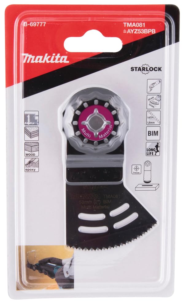 Makita B-69777 Multi-Tool Starlock Plunge Saw TMA081, Black - Image 3