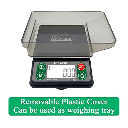 Miniatura 4 de Báscula de flecha con soporte de flecha, escala de grano de flecha, fácil de leer, 3086 granos x 0.1gn, 7.05 oz por 0.00 oz, pantalla de