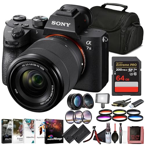 Sony &alpha;7 III Mirrorless Camera Kit with Lens
