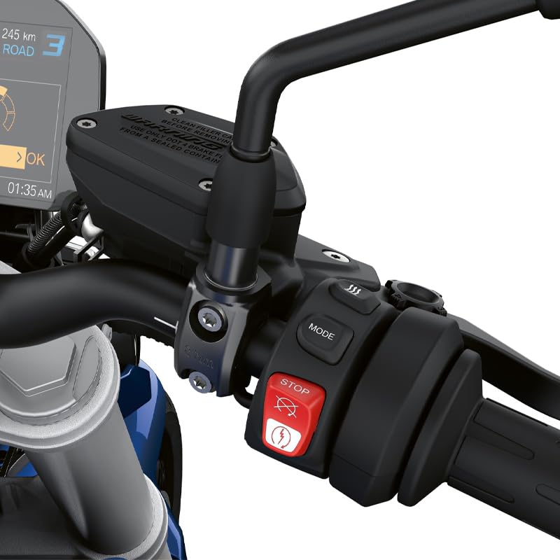 IZX for BMW R1250GS ADV Adventure R1250RS/R S1000R S1000XR F750GS F850GS ADV F900GS ADV F900R F900XR Motorcycle Combination Switch Button Cover Accessories (3, Right)