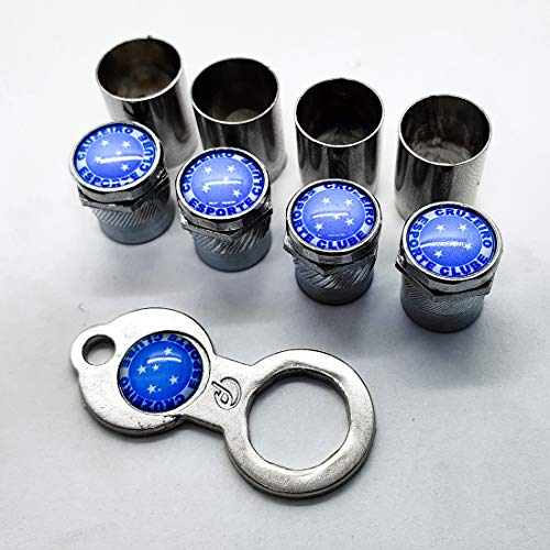 Tampa Bico Valvula Antifurto Capa Cromado - TIMES CRUZEIRO