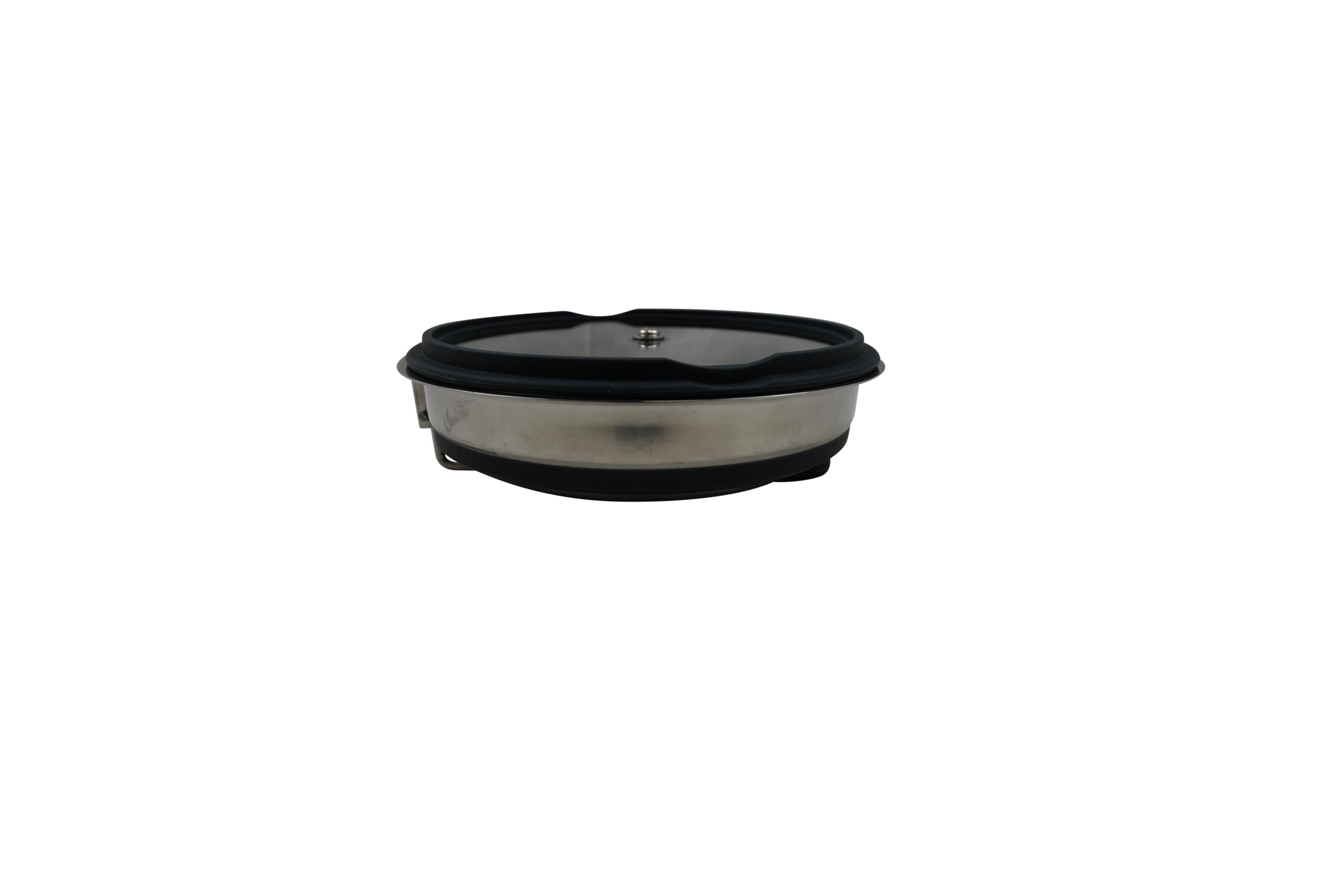 Vango 3L Non-Stick Collapsible Casserole, Dishwasher & Oven Safe, Folding Silicone, Cool Touch Handle, Suitable for All Cooker Types, Food Safe, BPA Free