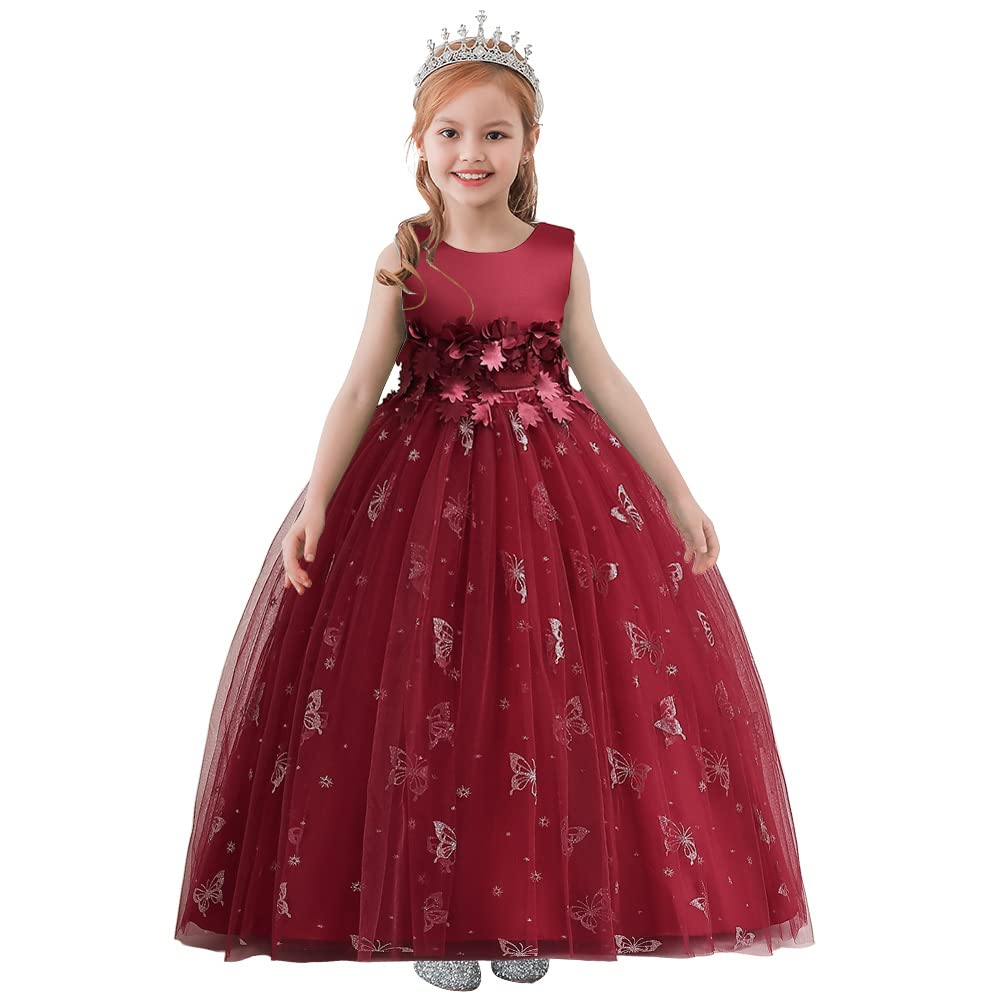 Vestido de noche para bodas niños y ceremonias elegantes con falda tul 7