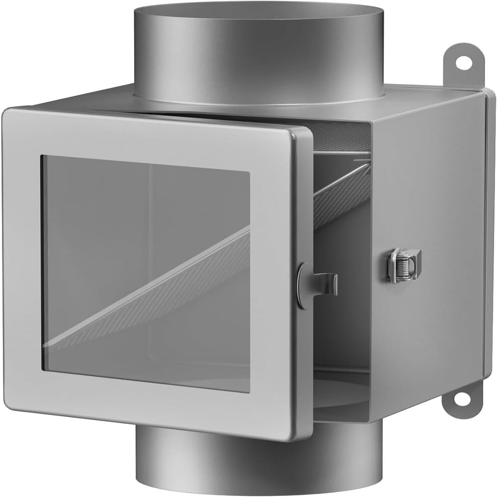 FACAIIO Colector de pelusas de ventilación para secadora eléctrica para usar caja de filtro de malla de acero inoxidable de larga duración para un rendimiento