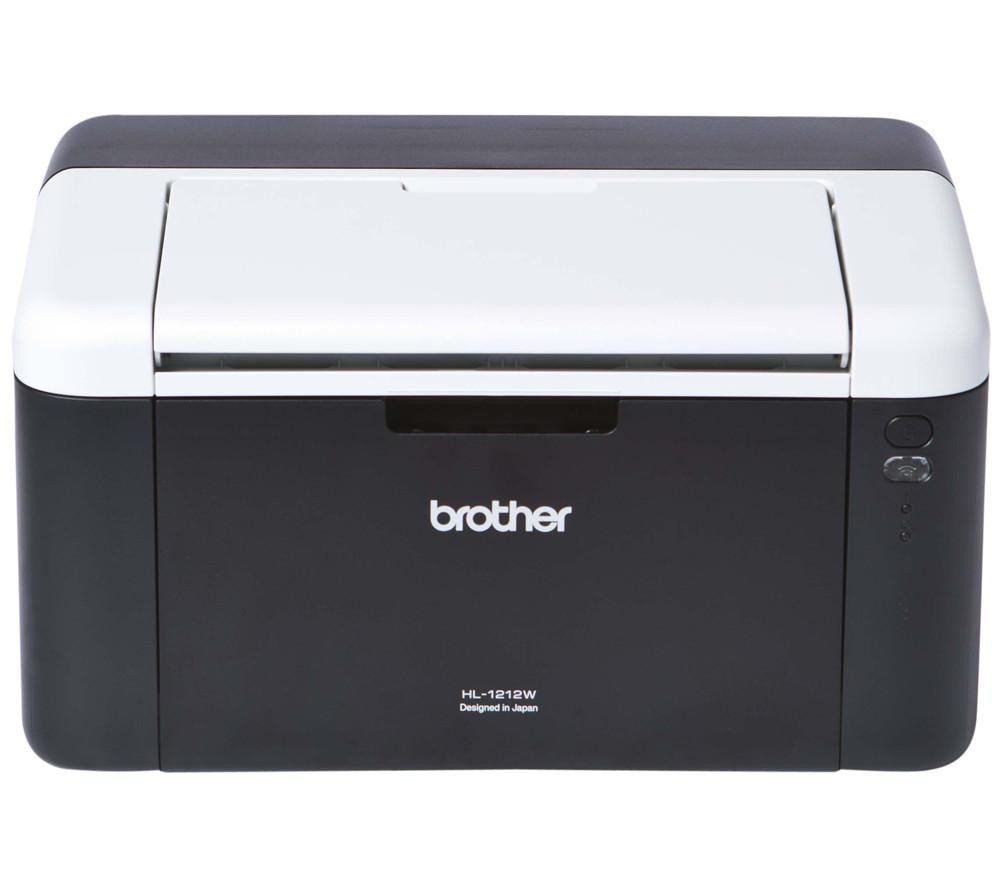 HL-1212W Mono Laser Printer | PC Connected & Wireless | Print | A4 | UK Plug
