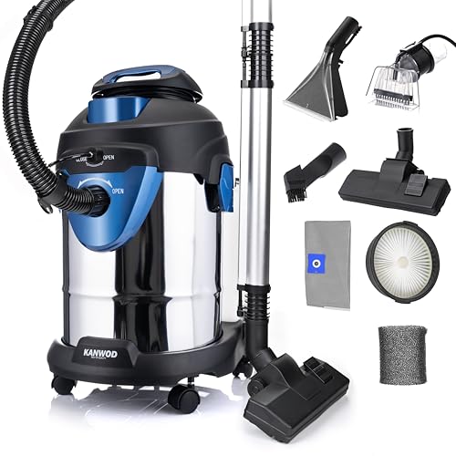 KANWOD Superwash Shampouineuse - Nettoyeur Tapis, Canapé, Moquettes, Meubles, Tissus, Voiture - Technologie de Nettoyage Révolutionnaire - Aspirateur...