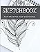 Sketchbook For Drawing And Sketching: 100 Blank Pages, Artist Sketch Pad, Durable Acid Free Drawing Paper, Ideal for Kids & Adults, White, 8' x 11.5'