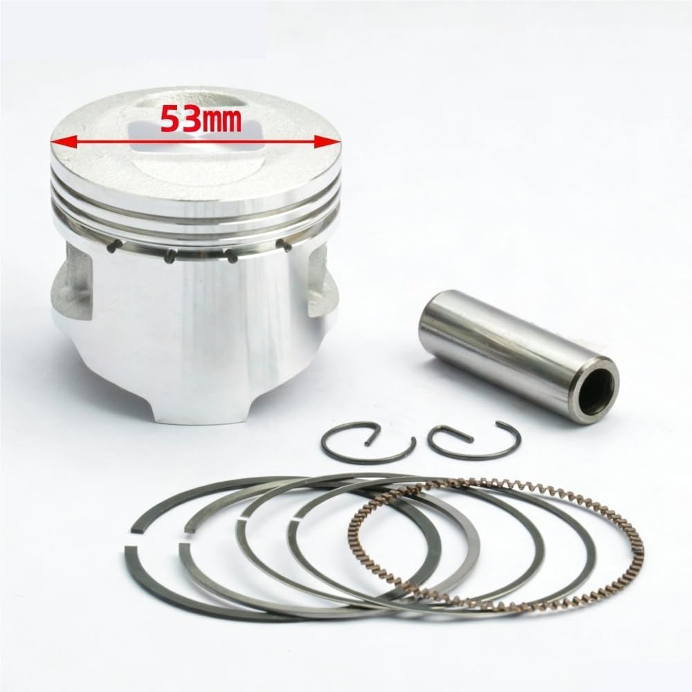 53mm Piston With Rings Pin Kit For Ba 100 CT100 4-Stroke Engine Parts