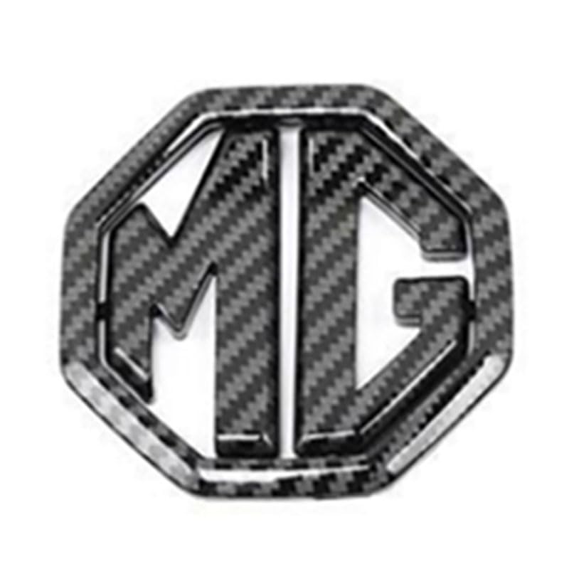Car Emblem for MG Gloster 2020-2023, ABS Decals Hood & Trunk Decorative Decals Badge Accessories Waterproof & Heat-Resistant Elevate Your Vehicle's,Carbon Pattern-Back Label