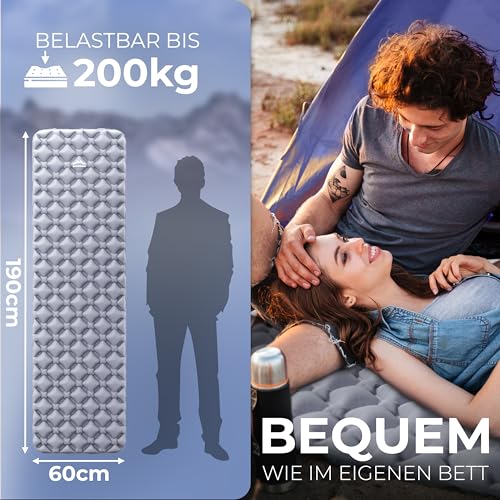 Isomatte Alpenwert ® Outdoor, kleines Packmaß & ultraleicht