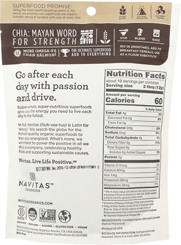 Image of Navitas Organics, Chia Powder Organic, 8 Ounce
