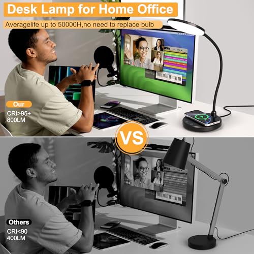 Desk Lamp for Home Office, Small Desk Lamp - image 5