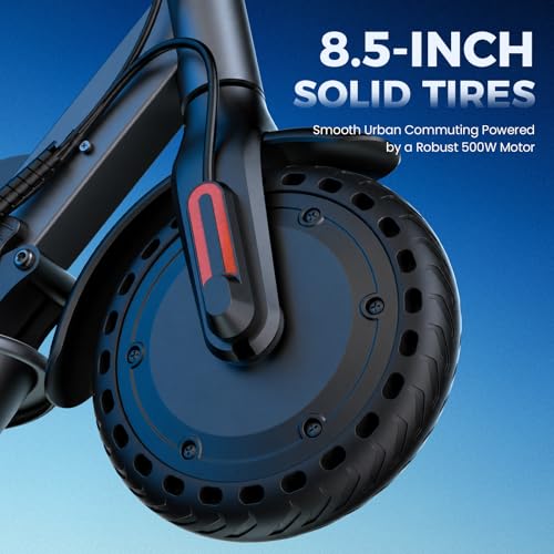 Image of Electric Scooter Adults, 1000W /500W Motor, 28 /21 Miles Max Range, 10'' /8.5 inch Tires All Terrain, 25 /21 MPH Top Speed, Lightweight Commuting E Scooter, Foldable for Adults Teens