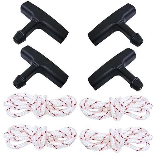 Young Wolf 4 Sets Starter Handle Rope Kits (4.5mm Diameter