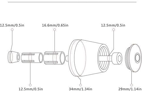 Miniatura 4 de IMPREC for YAMAH-A XJ6 N  XJ6 XJ 600 S XJ 900 S Diversion 1995-2003 Motorcycle Handlebar Grip Ends Silder Plugs CNC Handle Bar Ends Cap Motorcycle