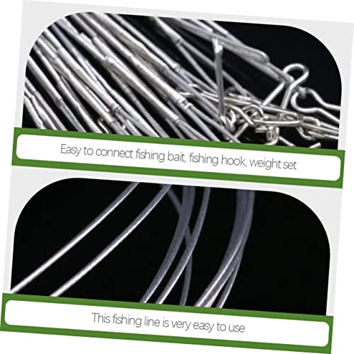 Toyvian Fishing Wire Leaders 24pcs Set para Pesca miniatura 4
