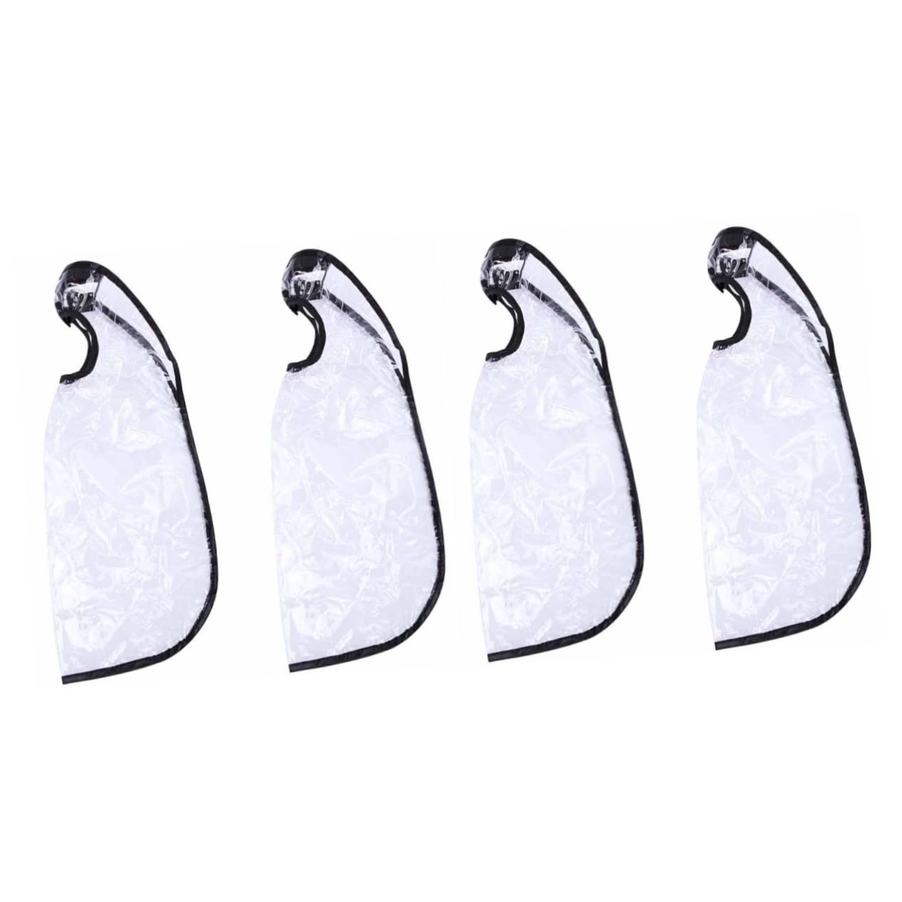 Baluue 2sets Hair Stylist Smock Hairdressing Cape Hair Salon Tool Dry Shampoo Bib 2pcs*2