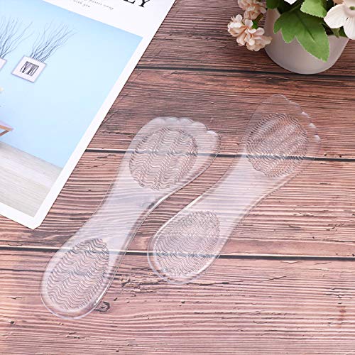 DOITOOL 2 pares de palmilhas antiderrapantes de silicone para pés terapêuticos, palmilhas de gel de