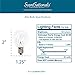 Scentsationals 20 Watt Wax Warmer Light Bulb - 20 Watt Light Bulbs for Warmers, Wax Warmer Light Bulb Replacement - Style G30 Bulb - Pack of 2 Bulbs, Clear