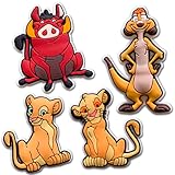 Xaldrichasta The Lion Shoe Charms for Clog Different Matching Sandals Wristbands Bracelets, Cute Lion Charms for Kids Girls Boys Party Gifts