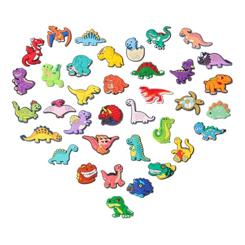 BELICOO 36 Stück Schuh Charms, PVC Shoe Charms für Croc...