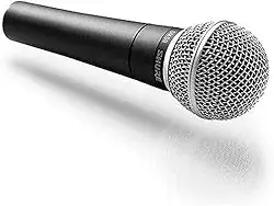 Microfone c/Fio de Mão Dinâmico - SM 58 LC Shure