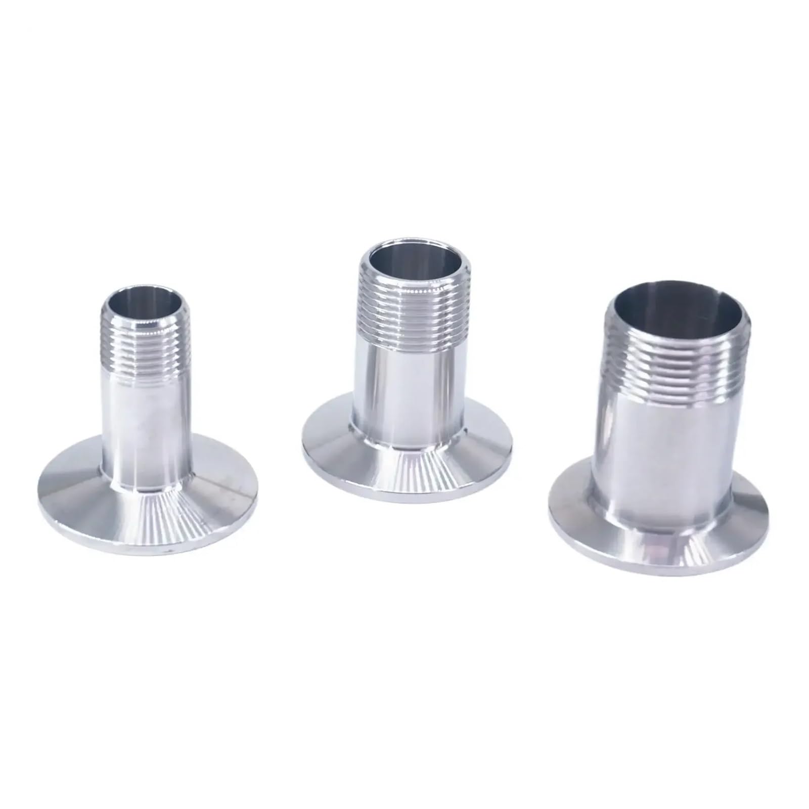 AARTERZZA 1pc 1" NPT Male x 1.5" Tri Clamp 304 Stainless Steel Ferrule Fitting Home Brew Beer