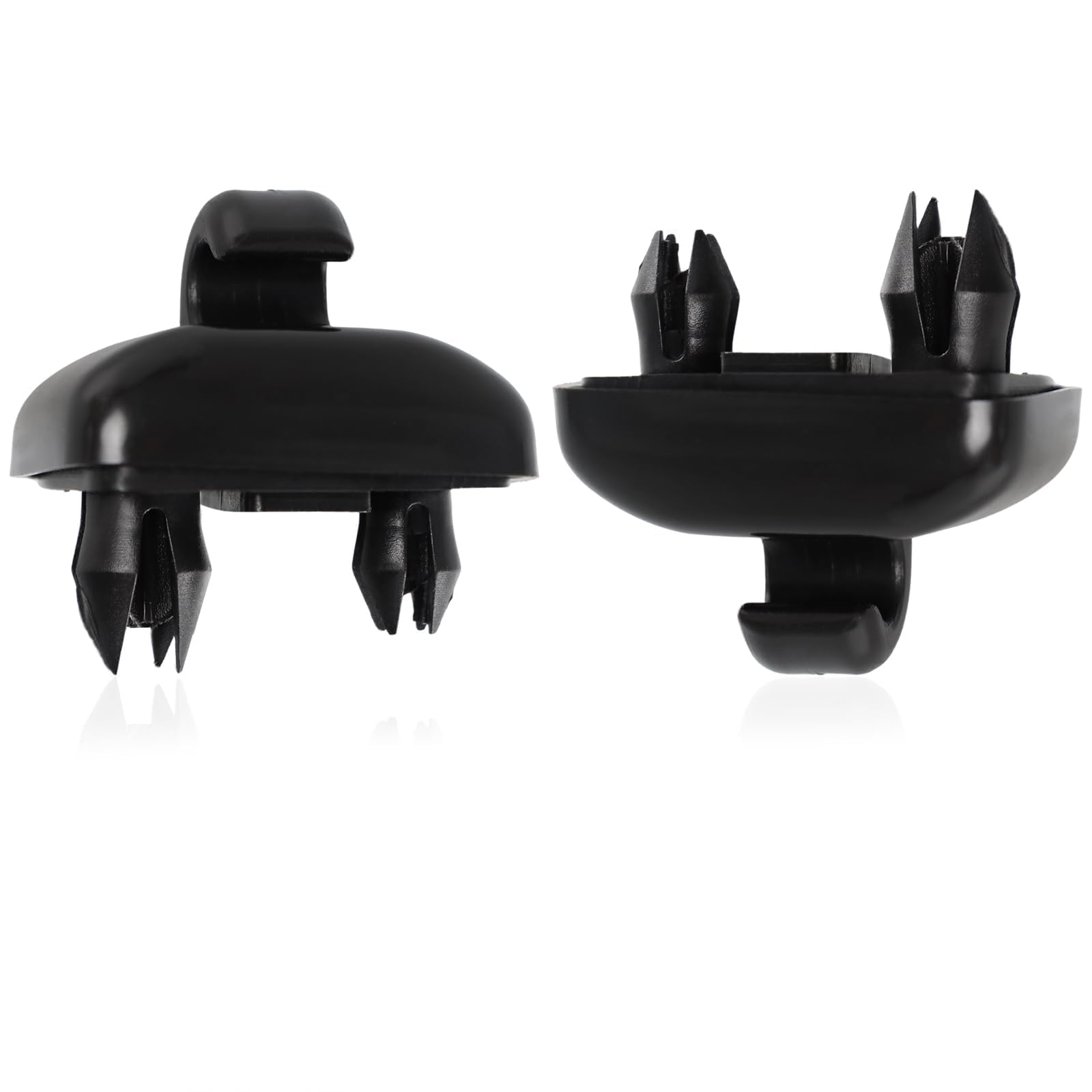 FUSCH 2PCS Black Visor Hooks Inner Sun Visor Clips Holders Supports Brackets Compatible with A3 A4 A5 Q3 Q5 Replace#: 8U0 857 562A