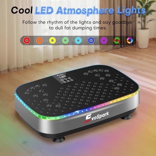 Vibration Plate,EvoSpark 2026 2D&3D Vibration Plate Exercise Machine with Dual Motors,Adjustable Speeds, High Weight Capacity Vibrating Plate for Lymphatic Drainage & Weight Loss - Image 3