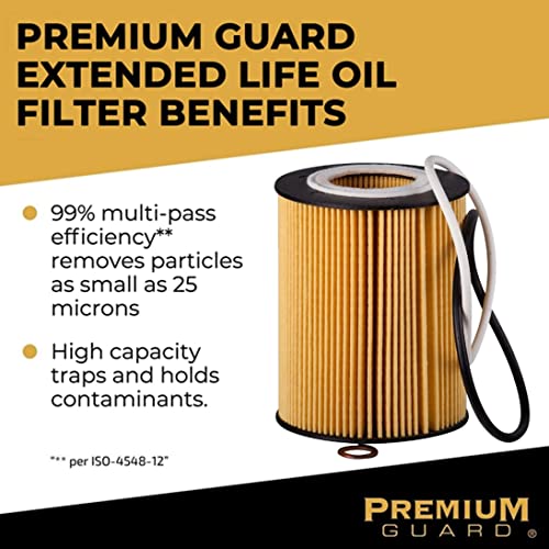 Premium Guard Oil Filter, Extended Life Premium Guard5607Ex| Fits Bmw 2007-18 X5, 2007-13 328I, 2013-17 X3, 2012-16 328I, 2007-17 X3, 2007-15 335I, 2013-16 328I Xdrive, 2009-13 328I Xdrive #TOP4