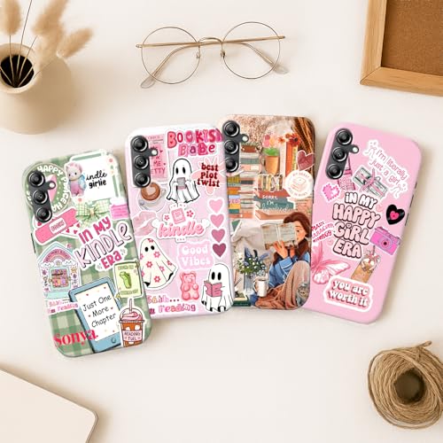 Image of COLORflow Back Cover Compatible with Samsung Galaxy A14 5G / 4G | Aesthetic Era Customized | Glossy Armoured Bumper with Camera Protection Back Cover Compatible with Samsung Galaxy A14 5G / 4G