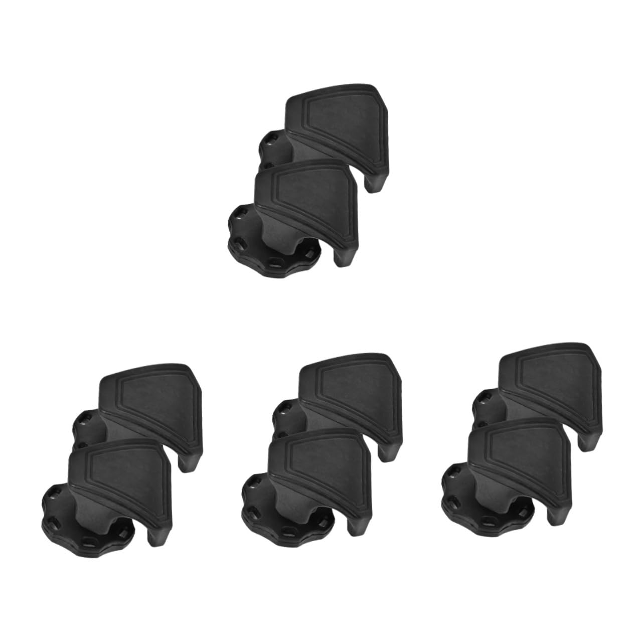 INOOMP 4 Pairs Football Visor Fixing Clamp Helmet Visor Clips for Rugby Players